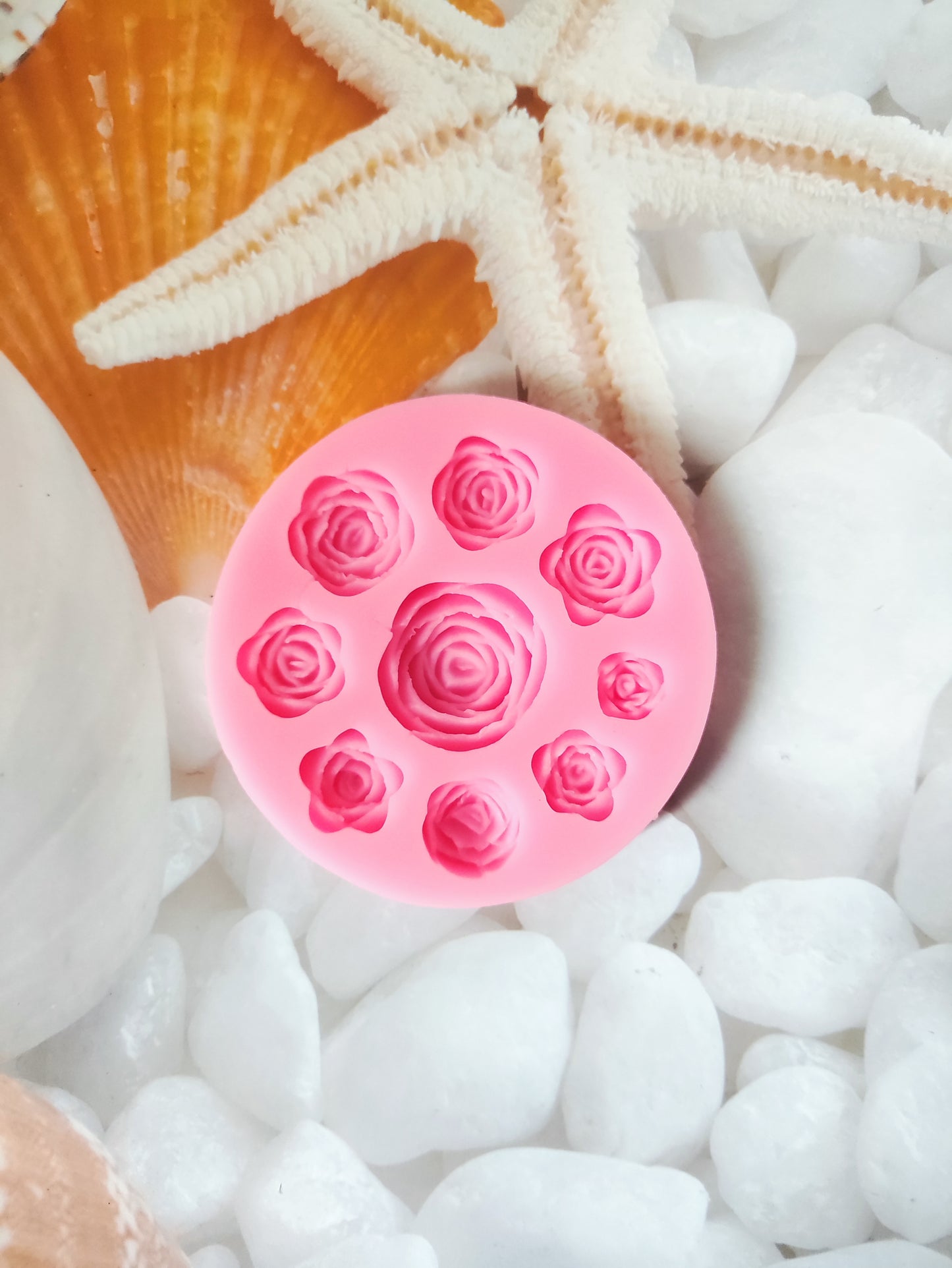 9 in 1 Rose Flower Mould