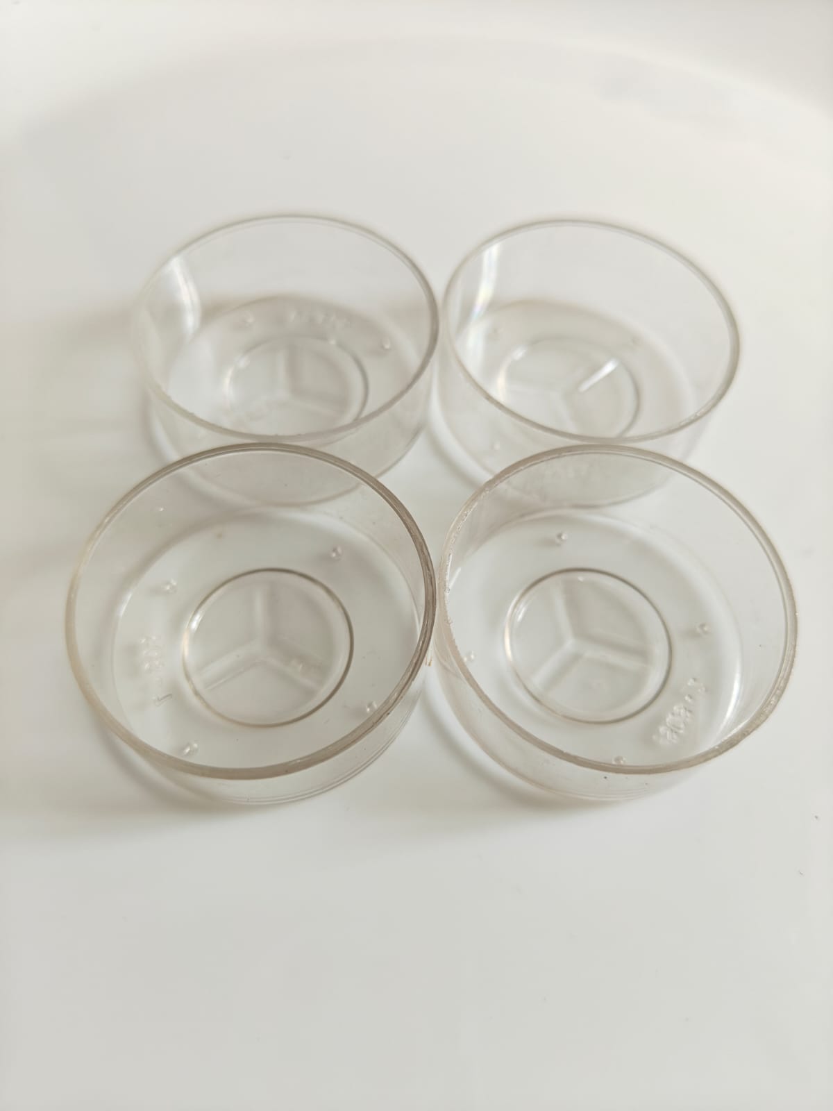 Polycarbonate Round Cup for Candle Making - Small