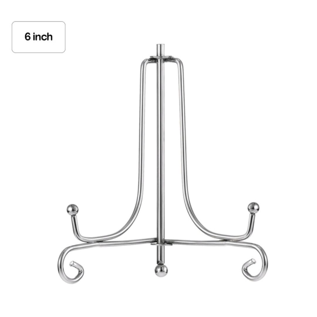 Foldable Stand 6 Inches - Silver