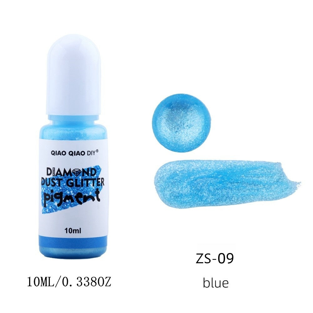 Diamond dust glitter pigment - Blue