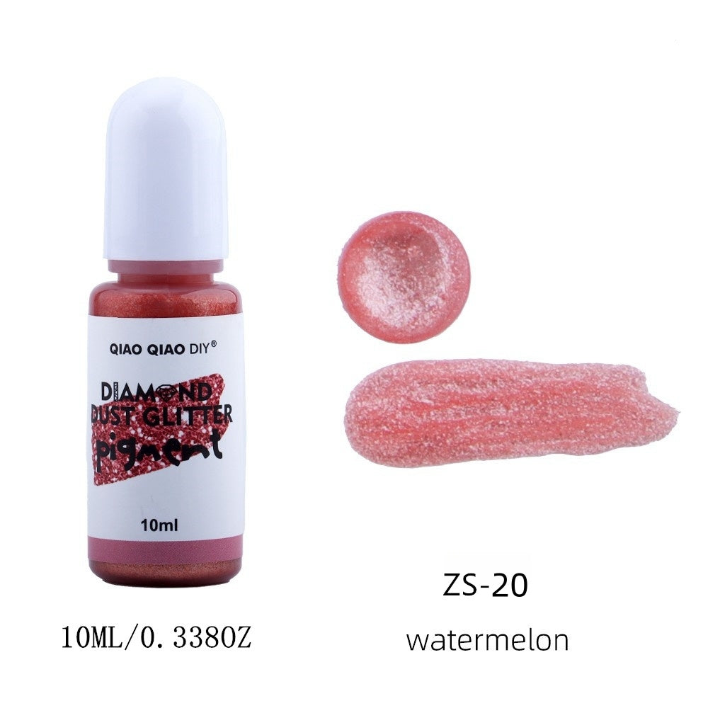 Diamond dust glitter pigment - Watermelon