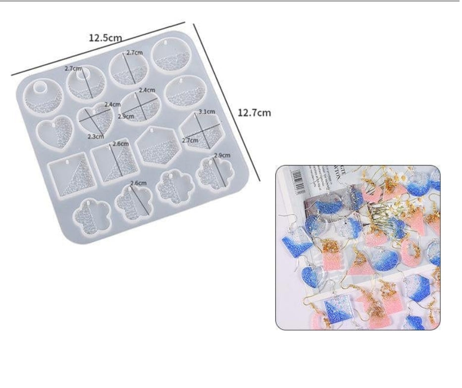 16 Cavity Keychain & Pendant Mould