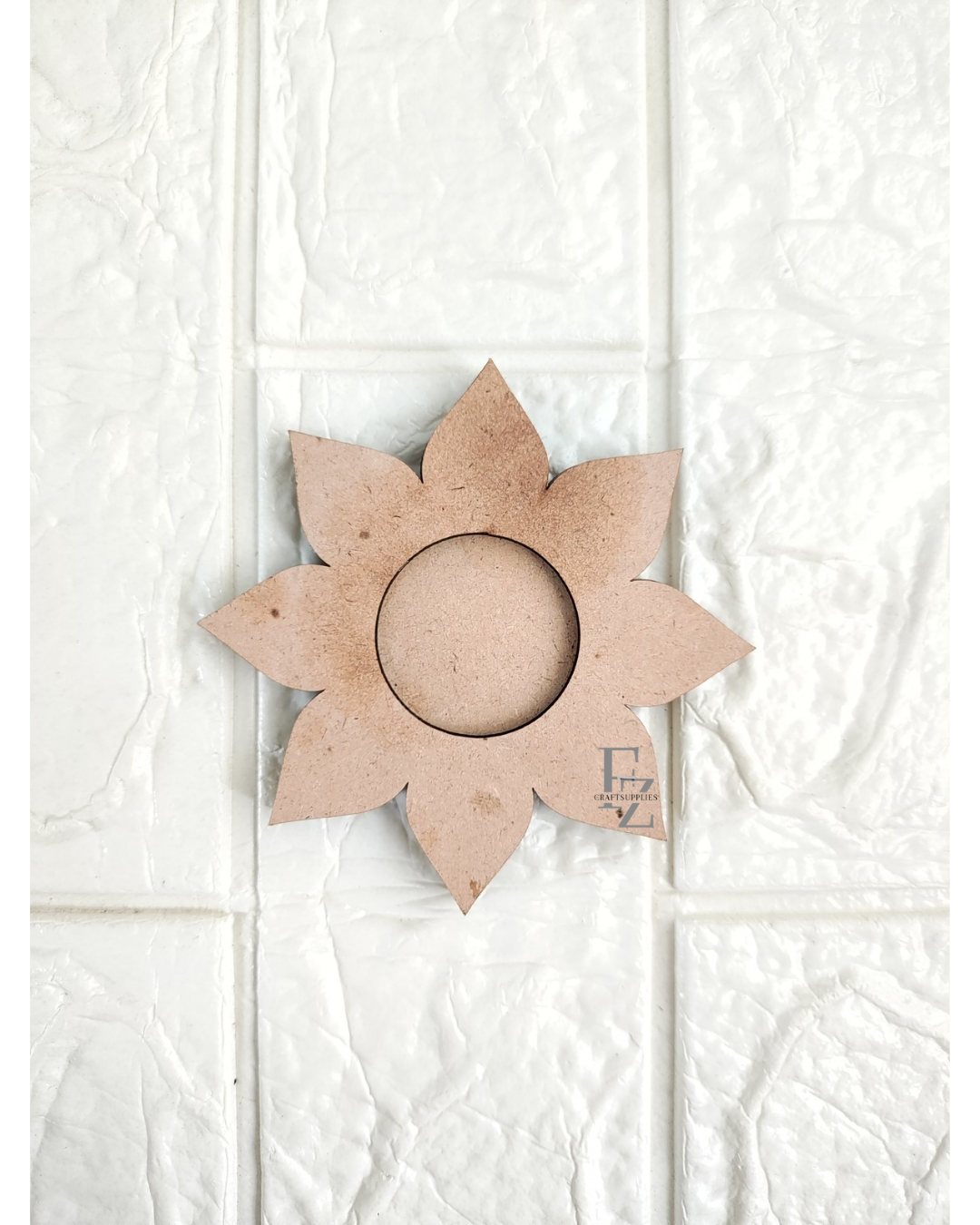 8 Size Flower Mdf Tea Light Holder