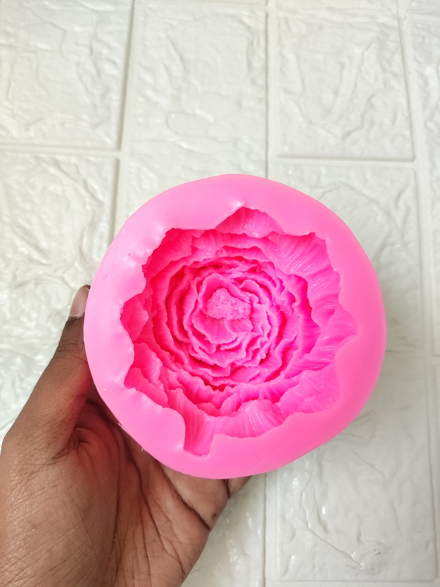 Peony Flower Candle Mould