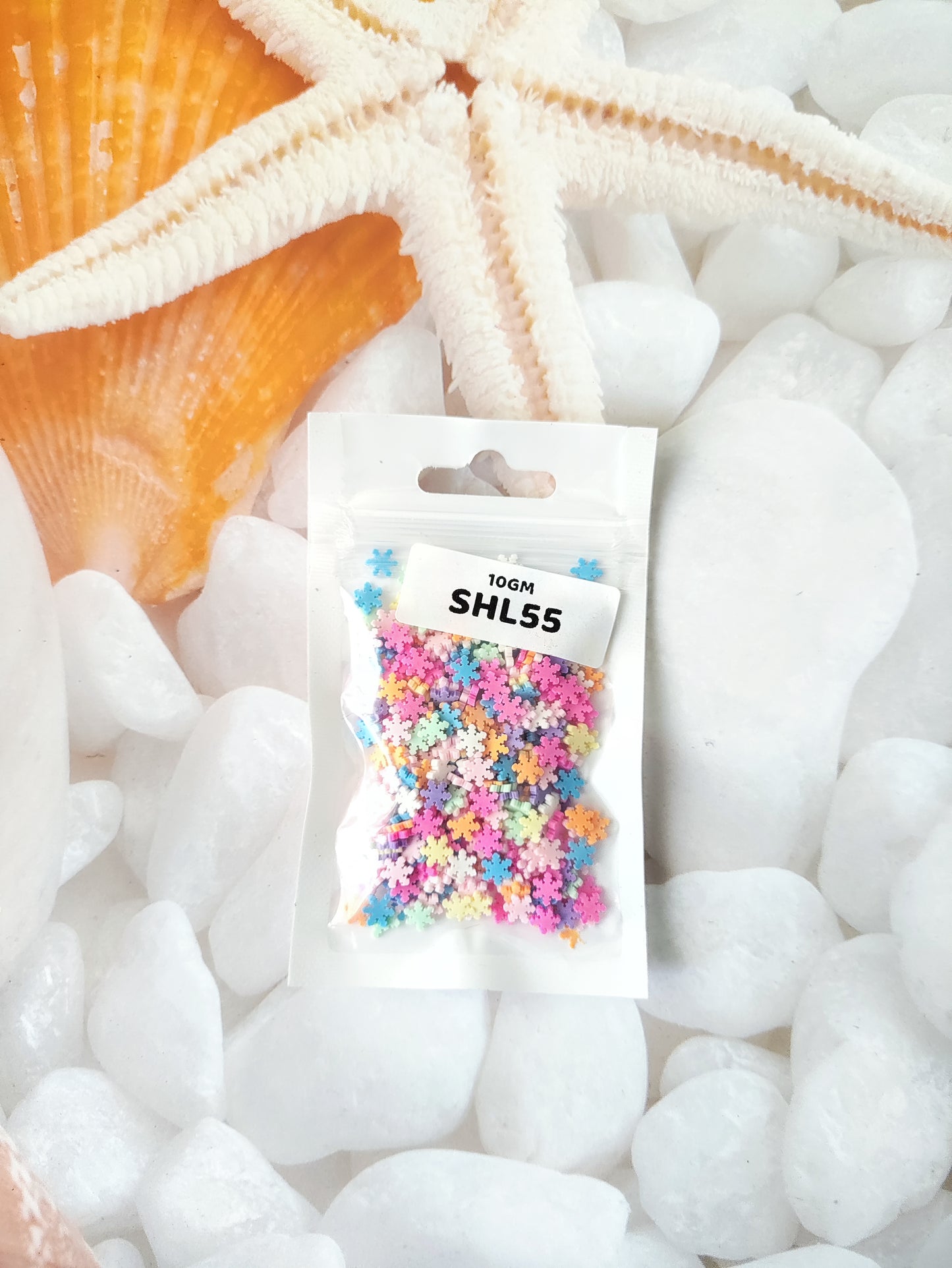 Multi Color Snow Flake Shaker - 10g