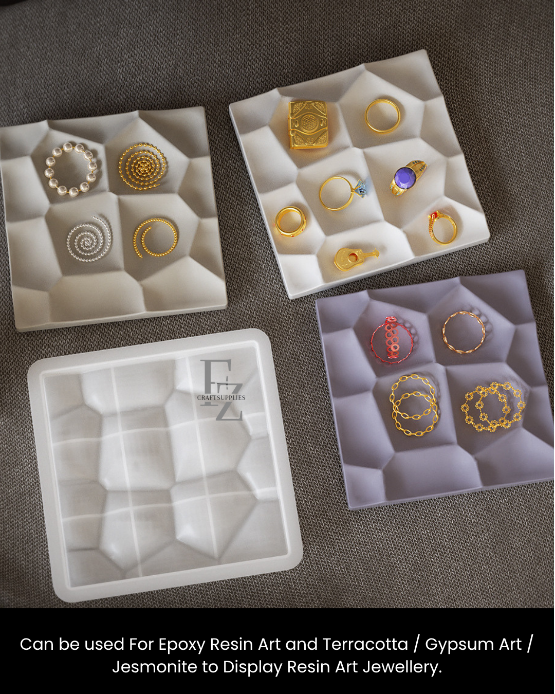 Water Ripple Jewelry Showcase Tray Mould