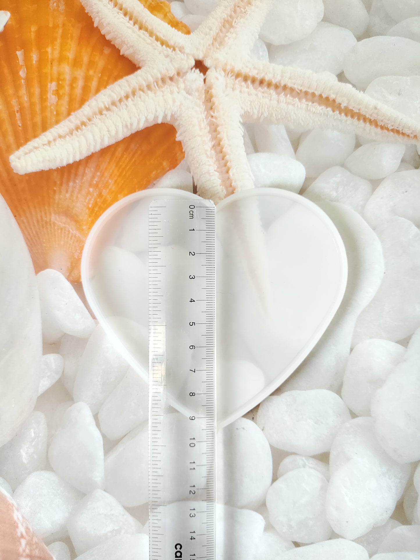 4.5 Inch Heart Coaster Mould