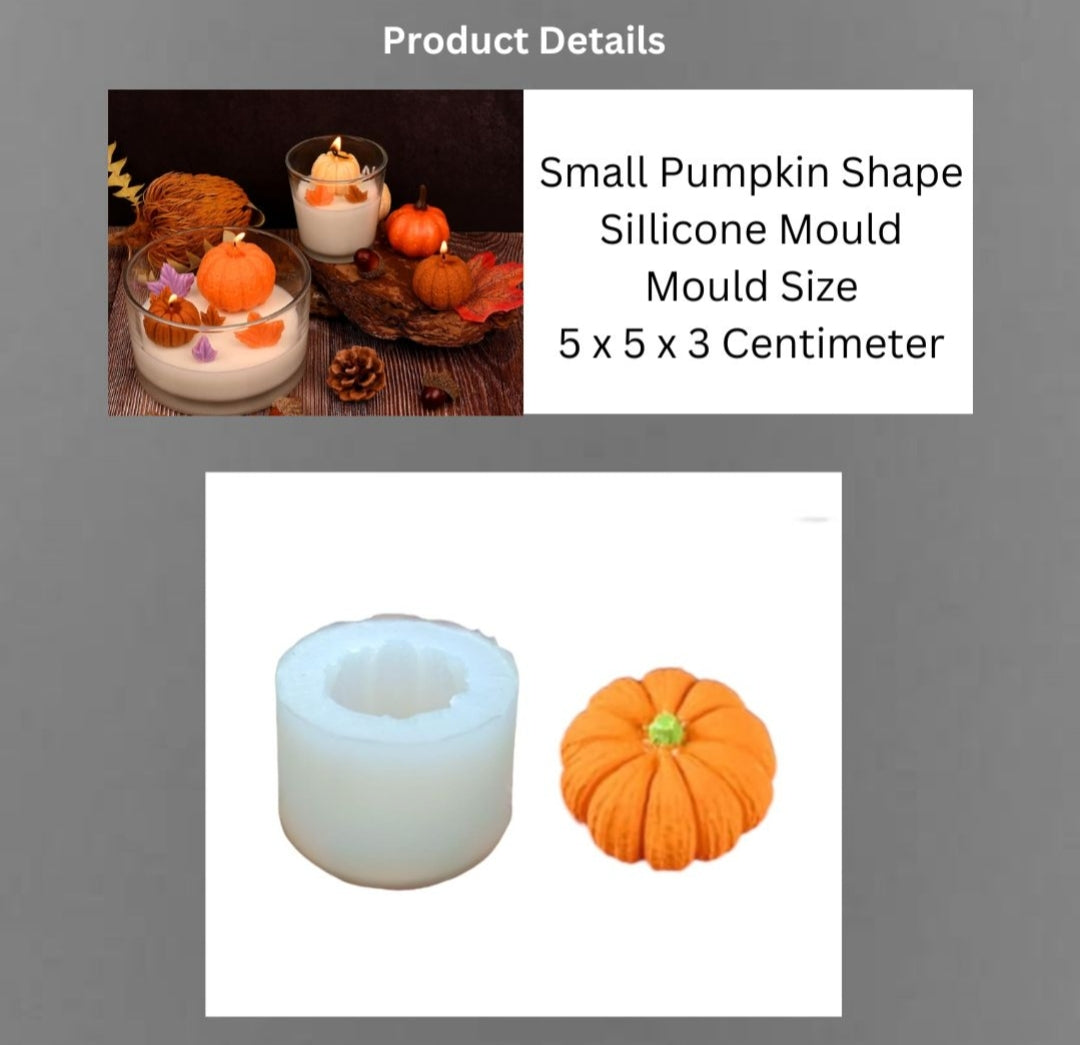 Small Pumpkin Candle Mould