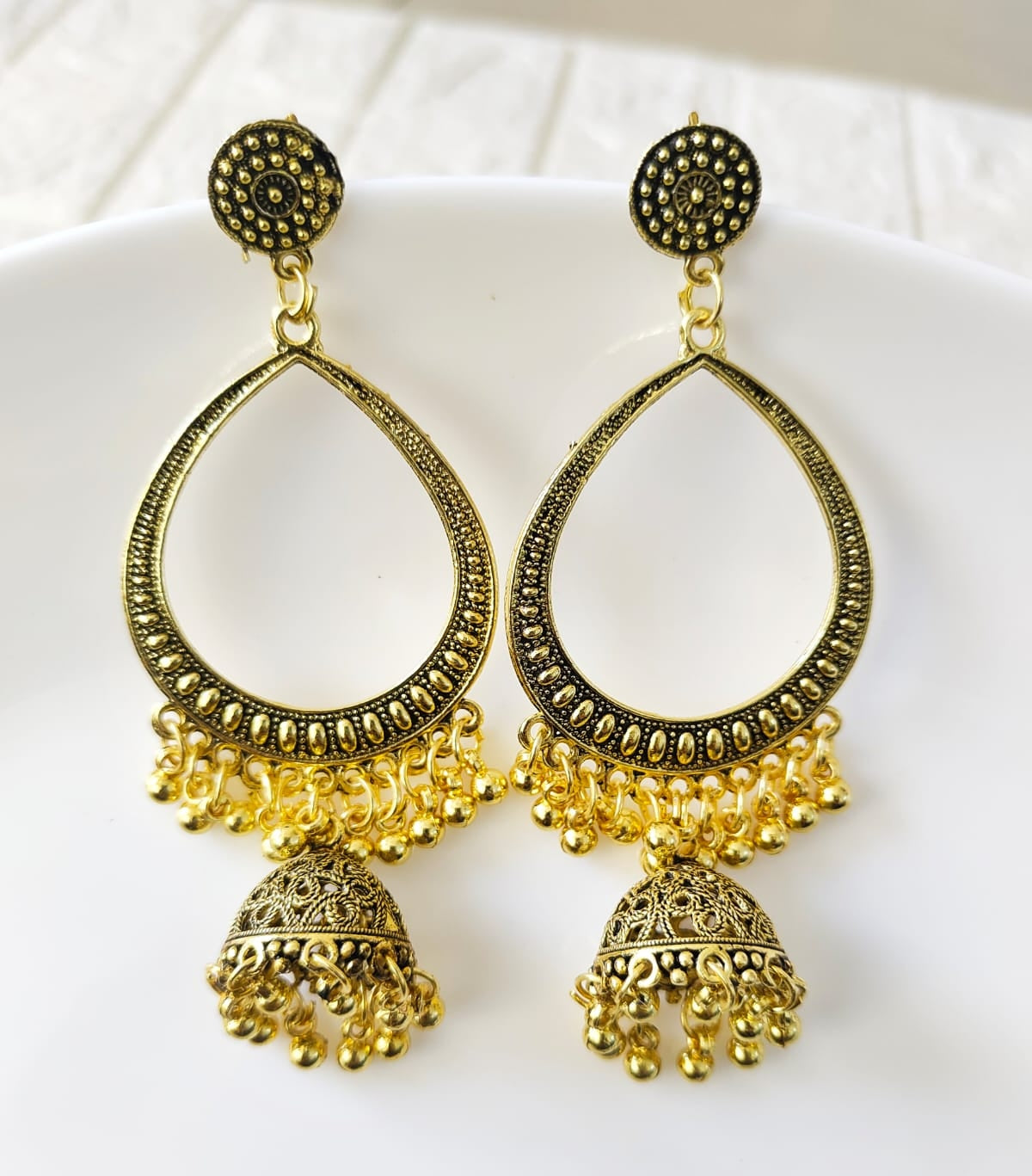 Drop Hanging Jhumka Base