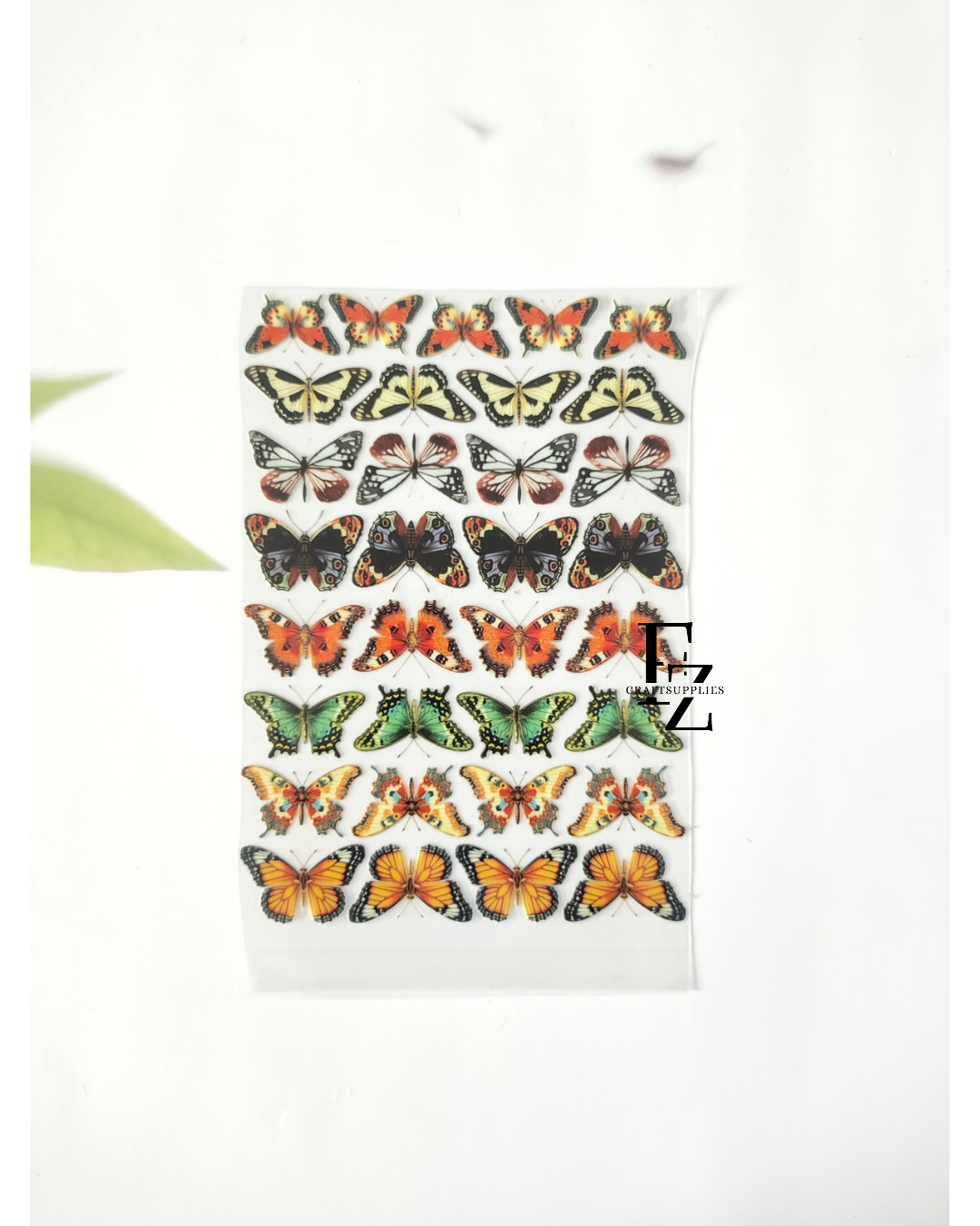 Mix Butterfly Peel off Sticker - D3