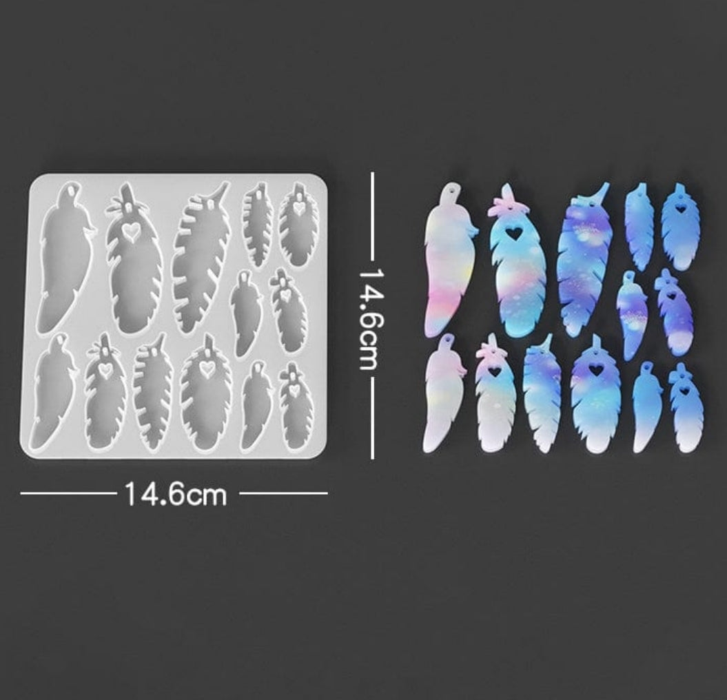 Feather Keychain Mould