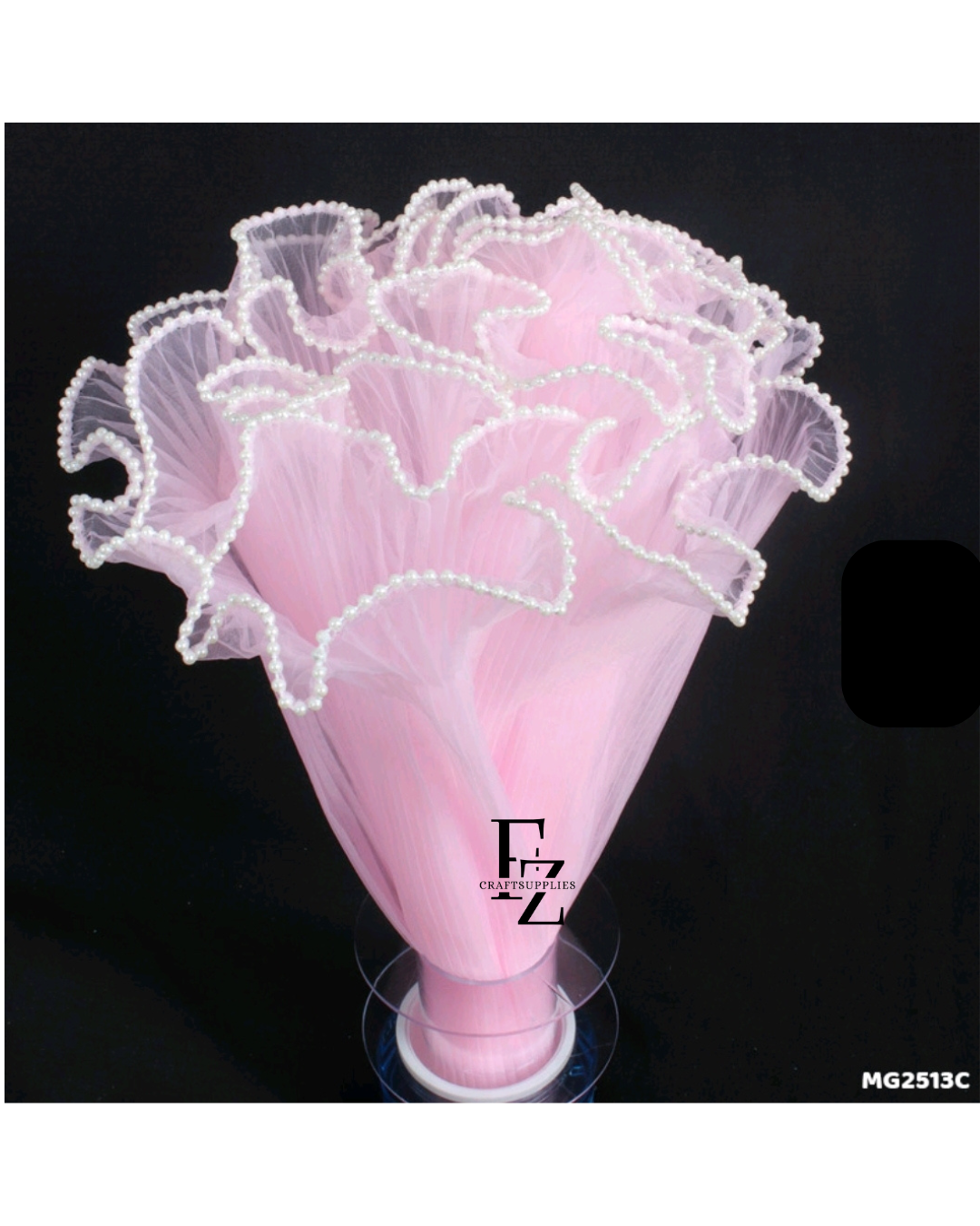 Pink Pearl Net Wrapping