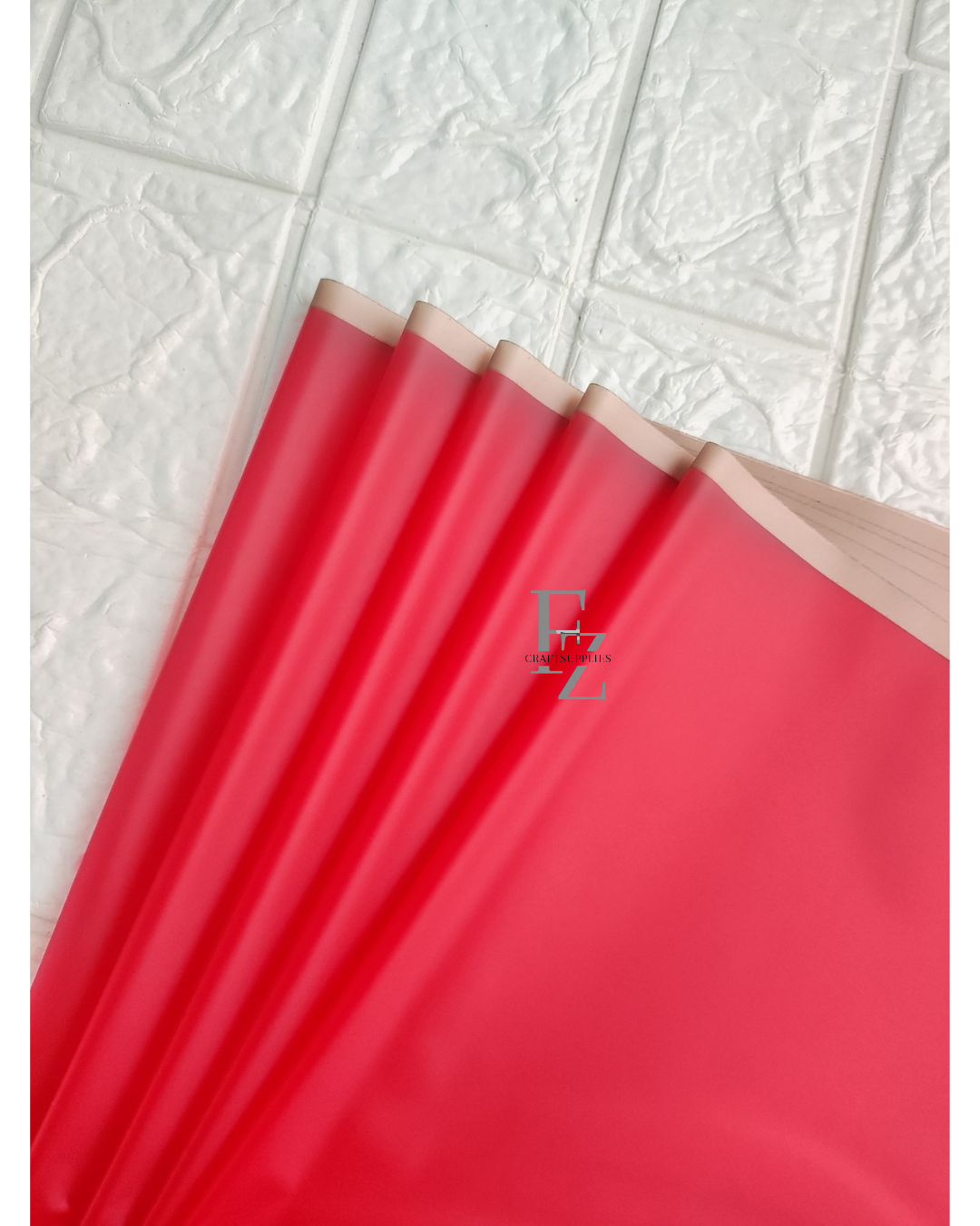 Red Bouquet Wrapping Sheet - 5 Sheets