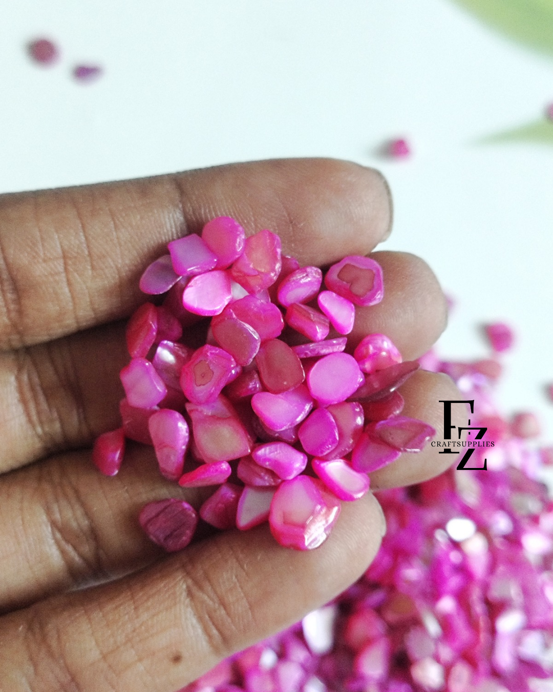 Rani Pink Shell Granules