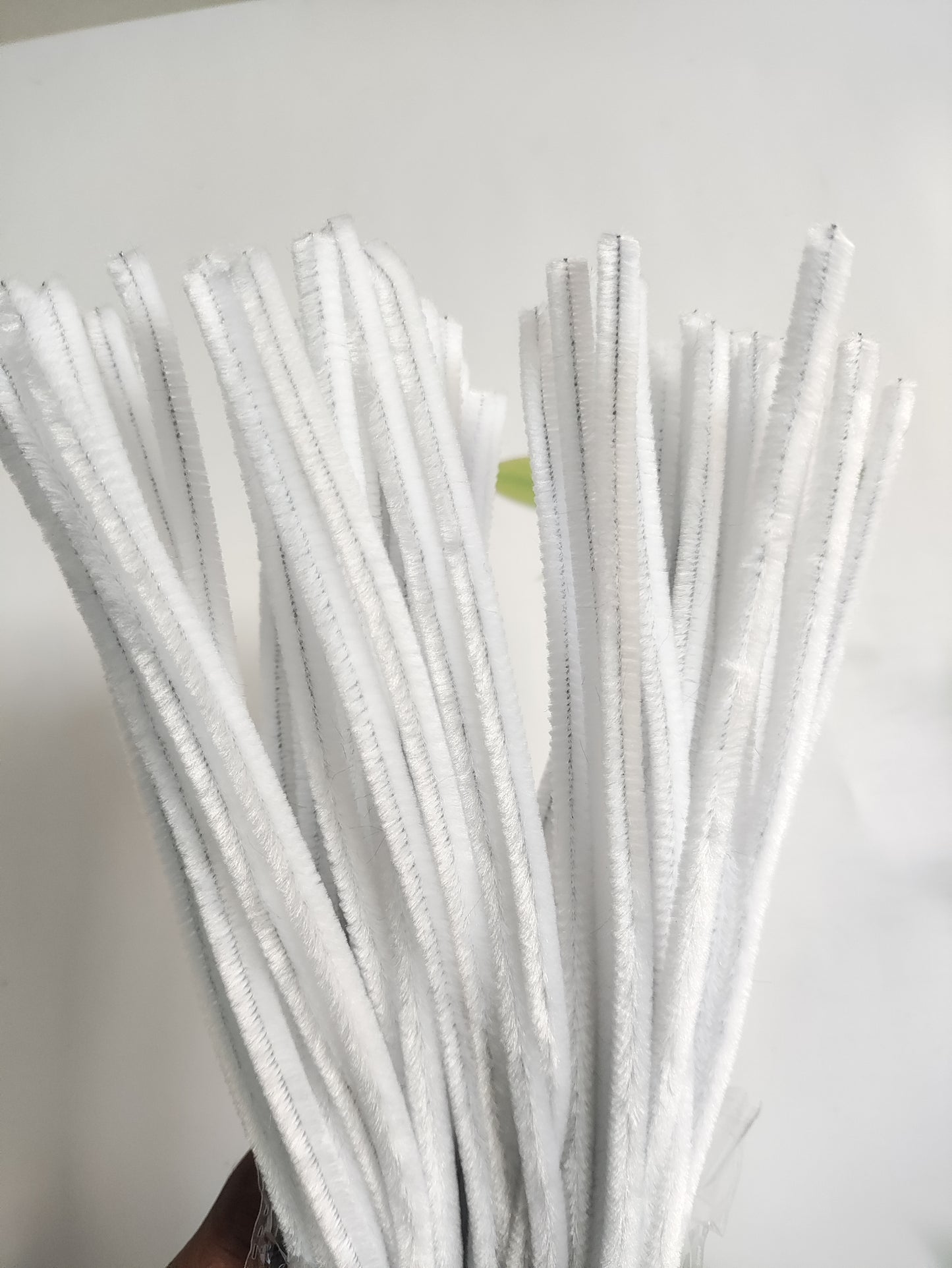 Pipe cleaners White - 100 pcs