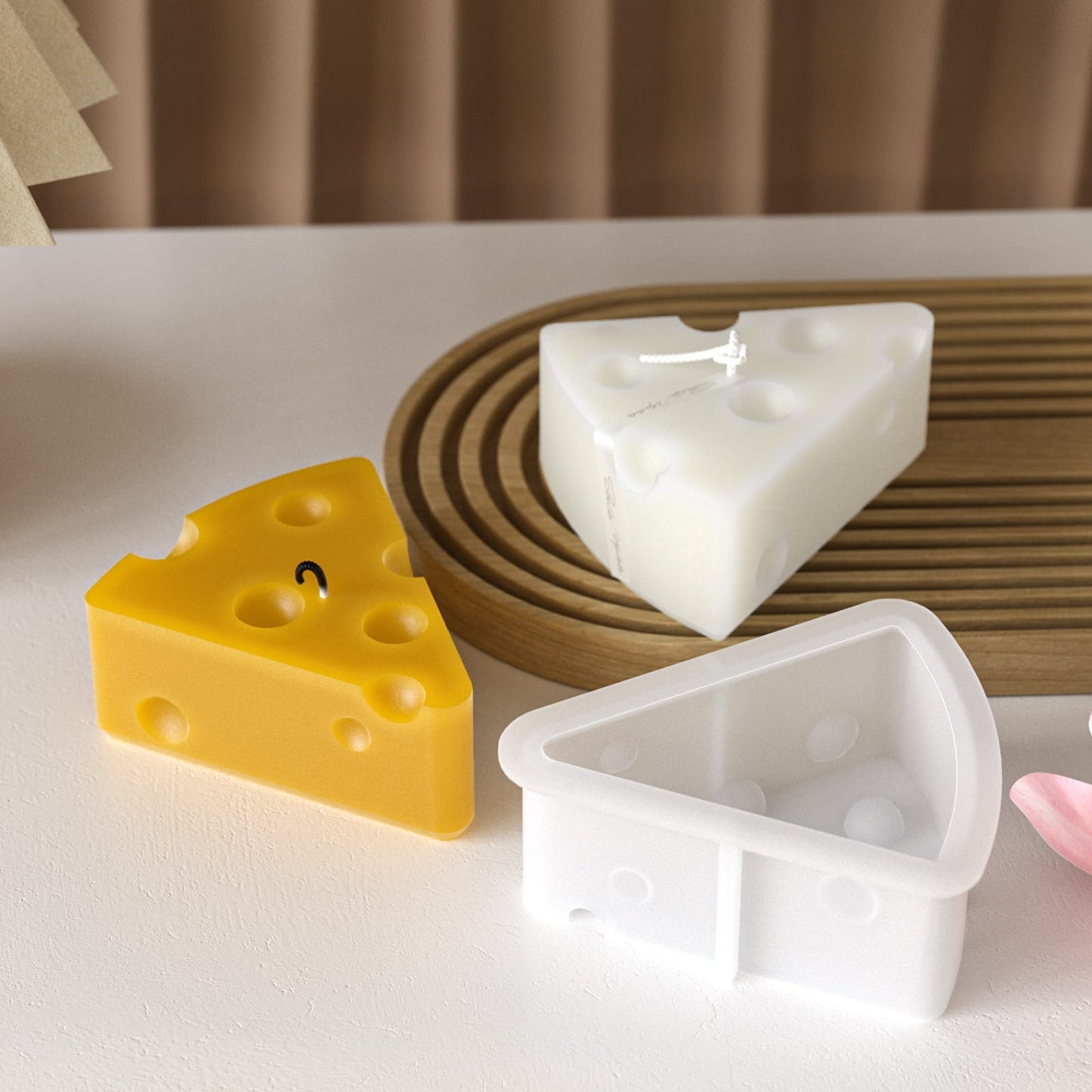 Triangle Cheese Candle Mould