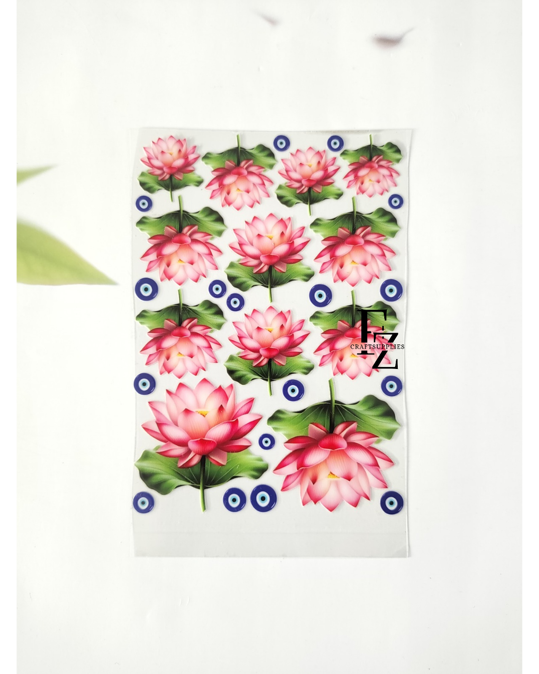 Small Lotus Peel off Sticker