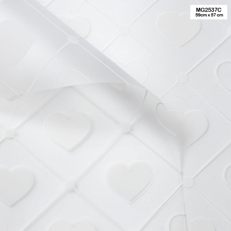 Heart Bouquet Wrapping Sheet - 5 Sheets