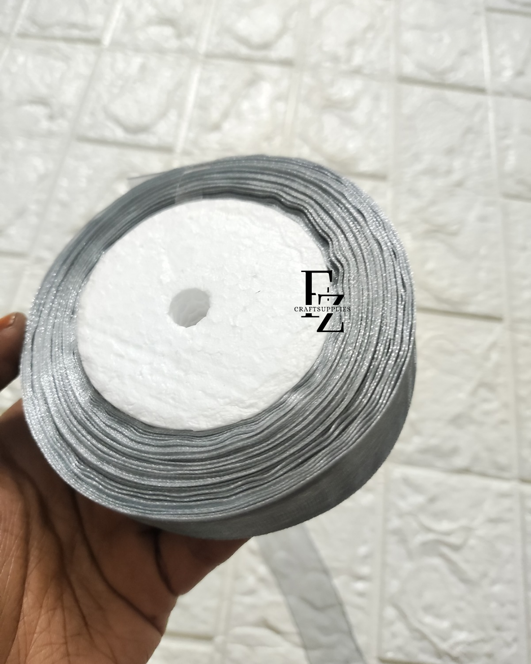 Organza Ribbon - Silver