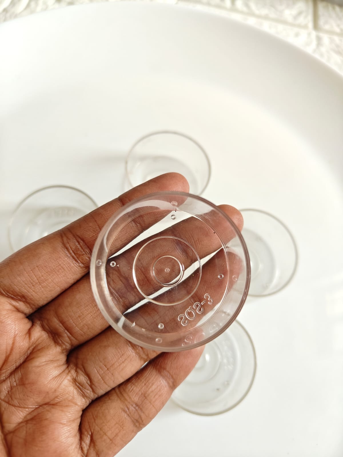 Polycarbonate Round Cup for Candle Making - Big