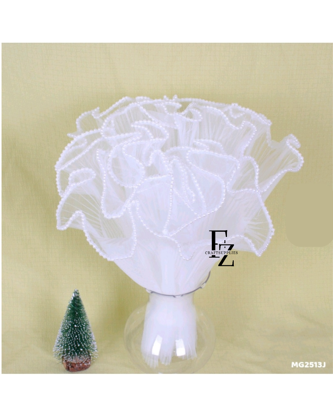 White Pearl Net Wrapping