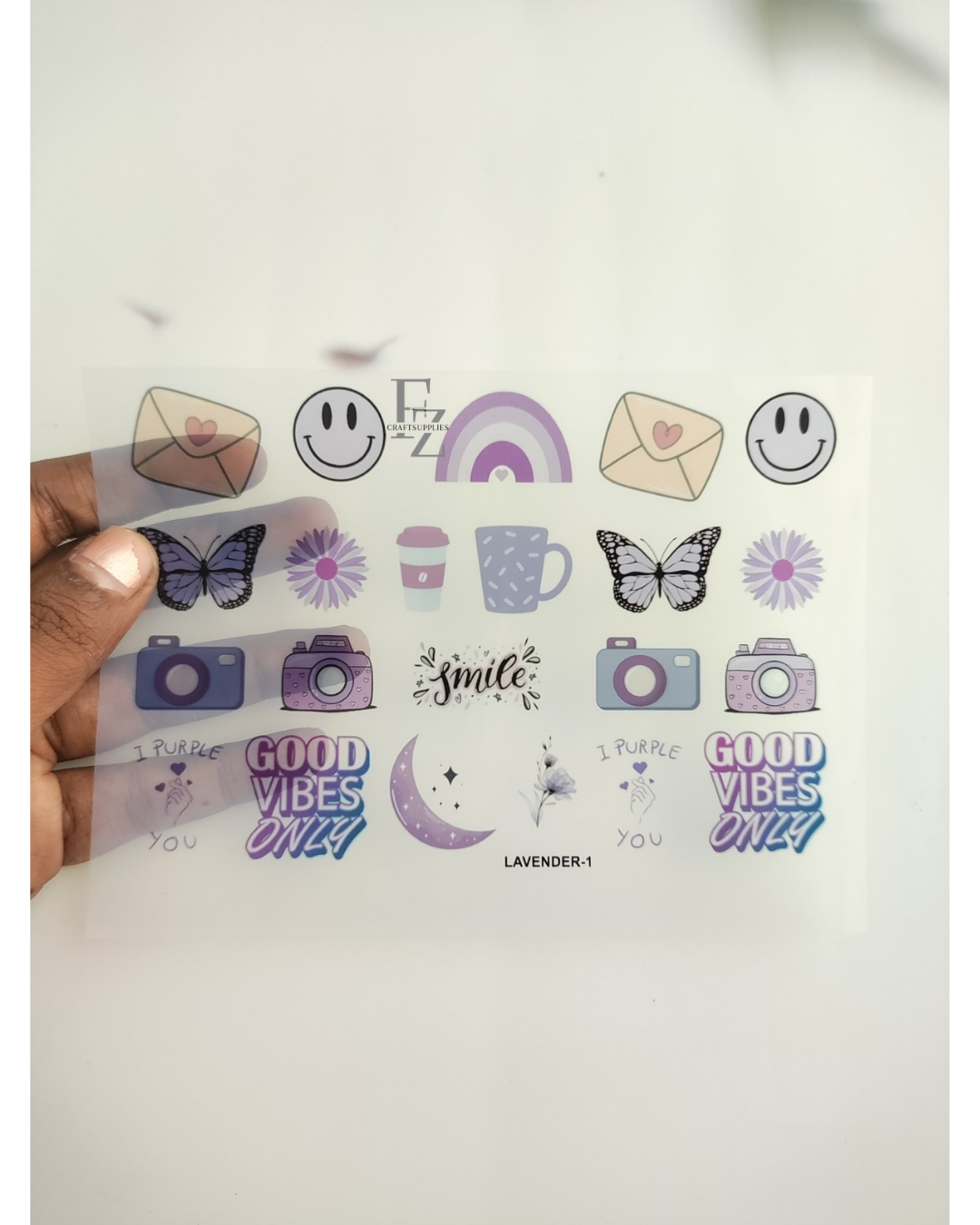 Lavendar Insert Sheet A6 - D59