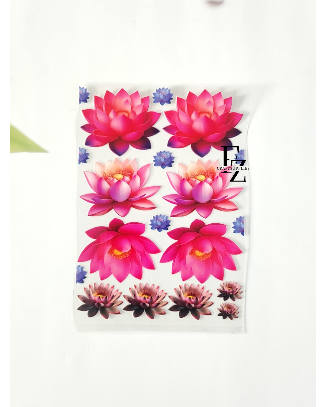 Big Lotus Peel off Sticker