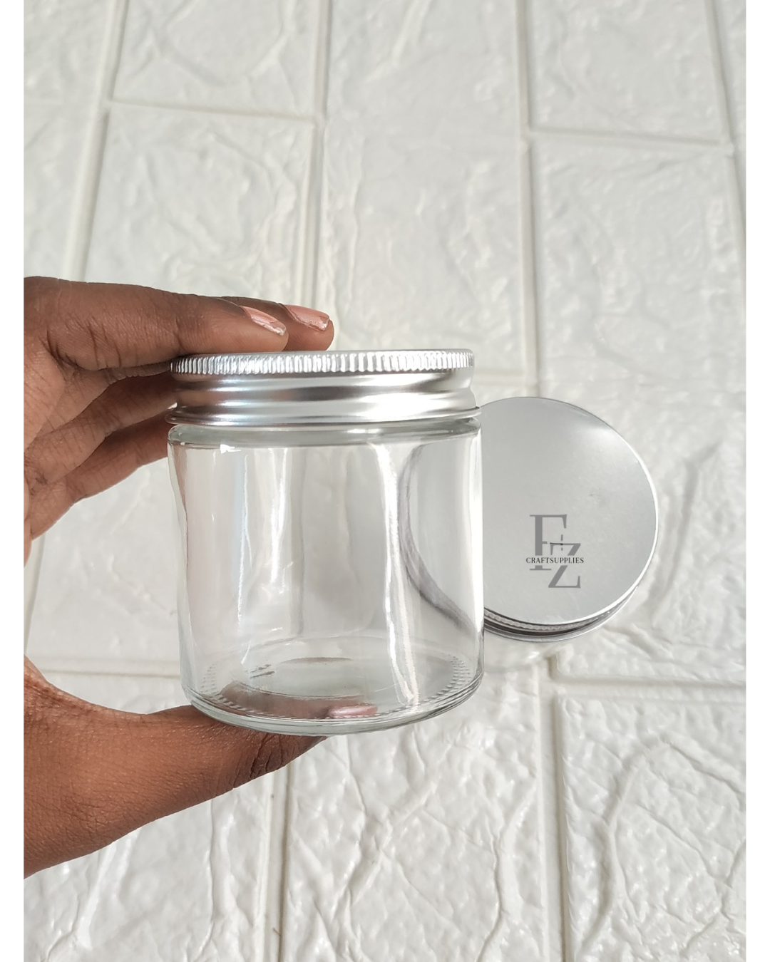 Candle Tin Jar with Silver Cap - 120ML