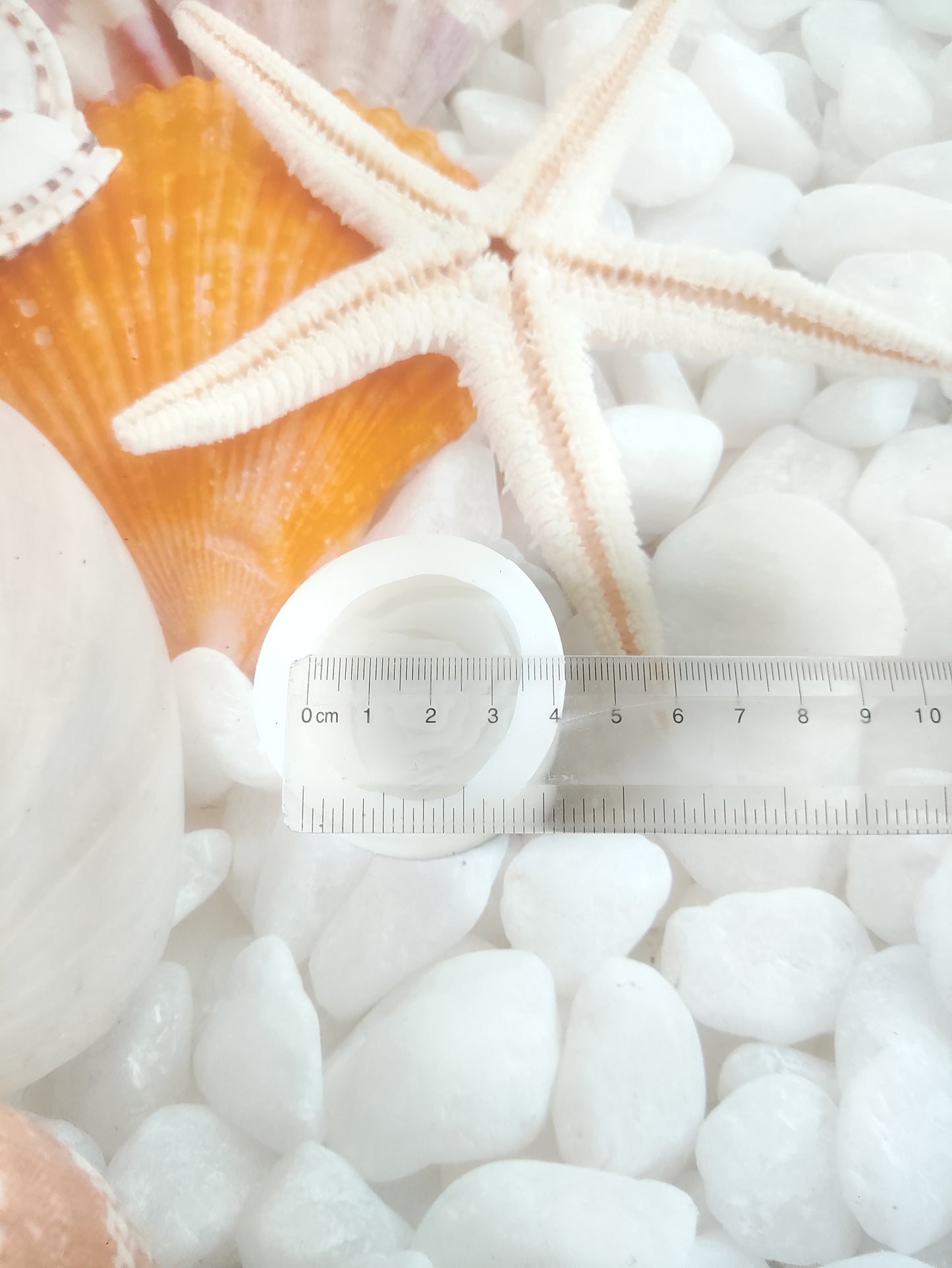 Rose Bud Flower Candle Mould