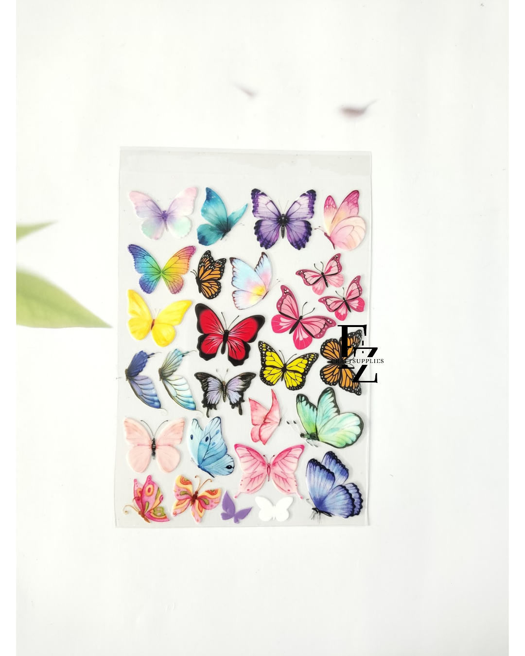 Mix Butterfly Peel off Sticker - D2