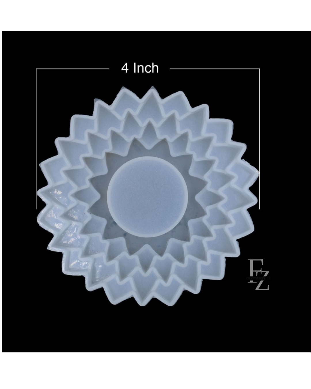 4 Step Flower T light Mould