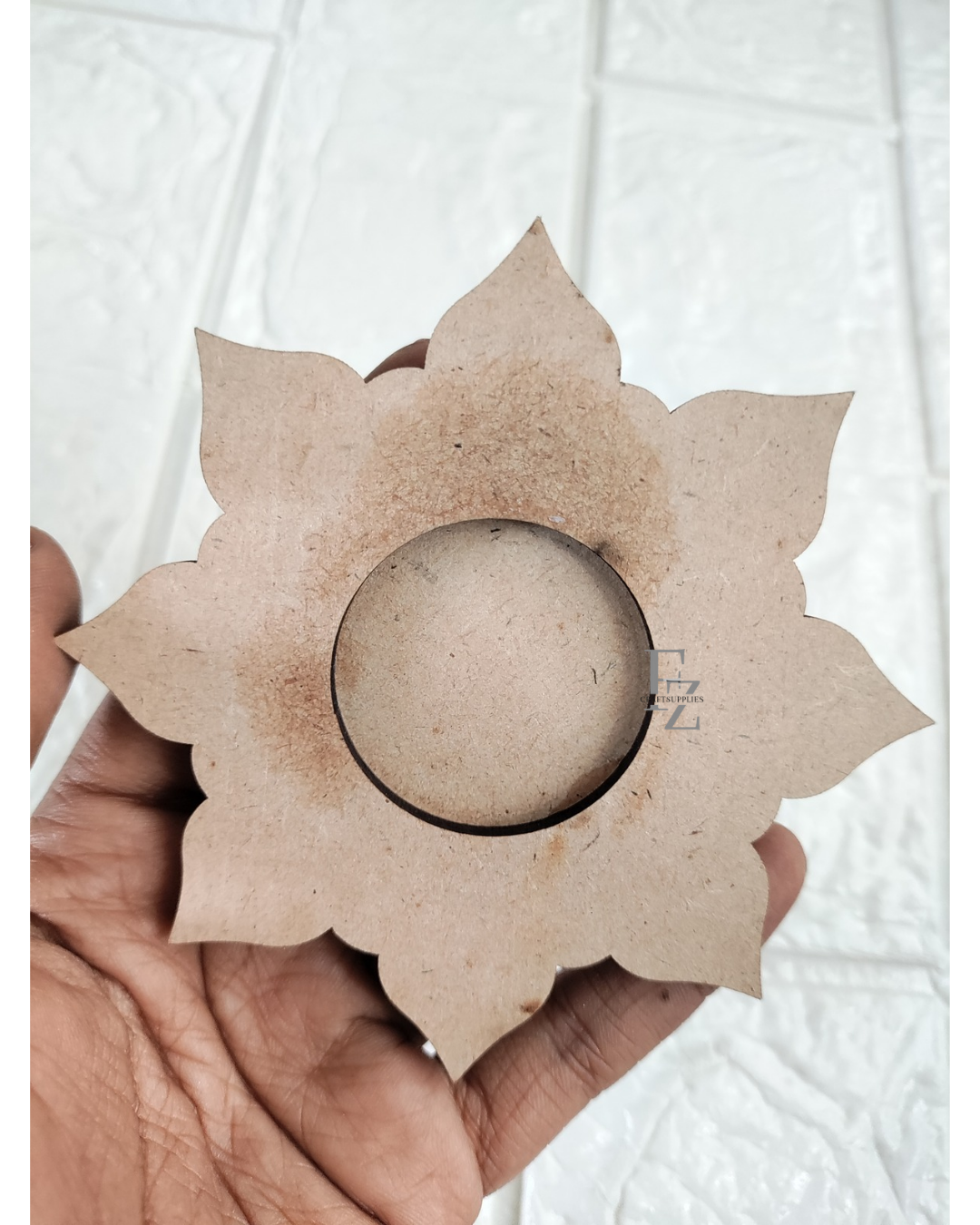 Flower Mdf Tea Light Holder