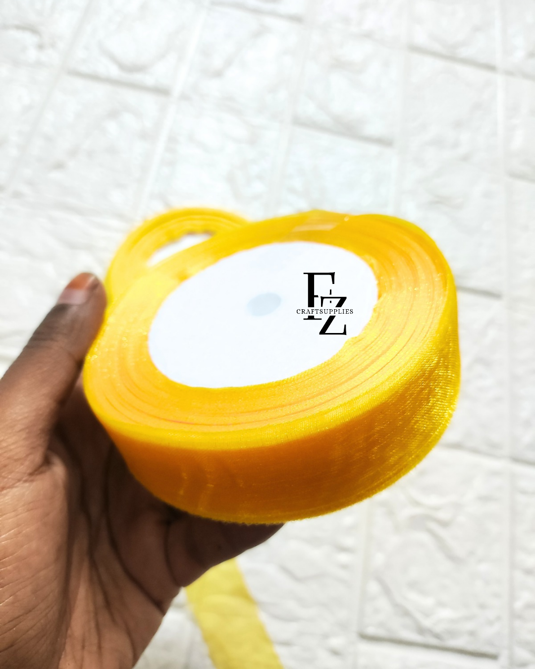 Organza Ribbon - Golden Yellow