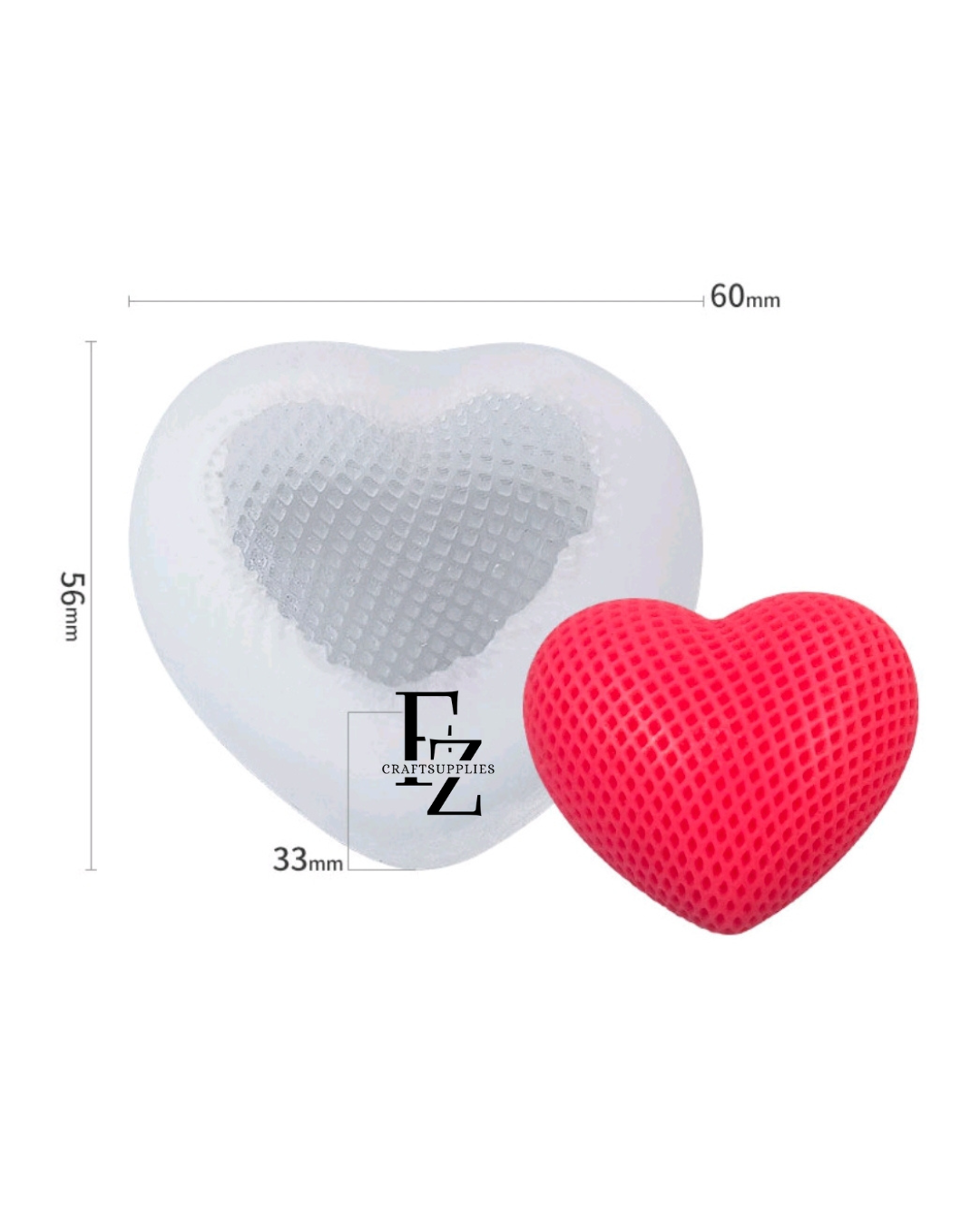 Dot Heart Mould