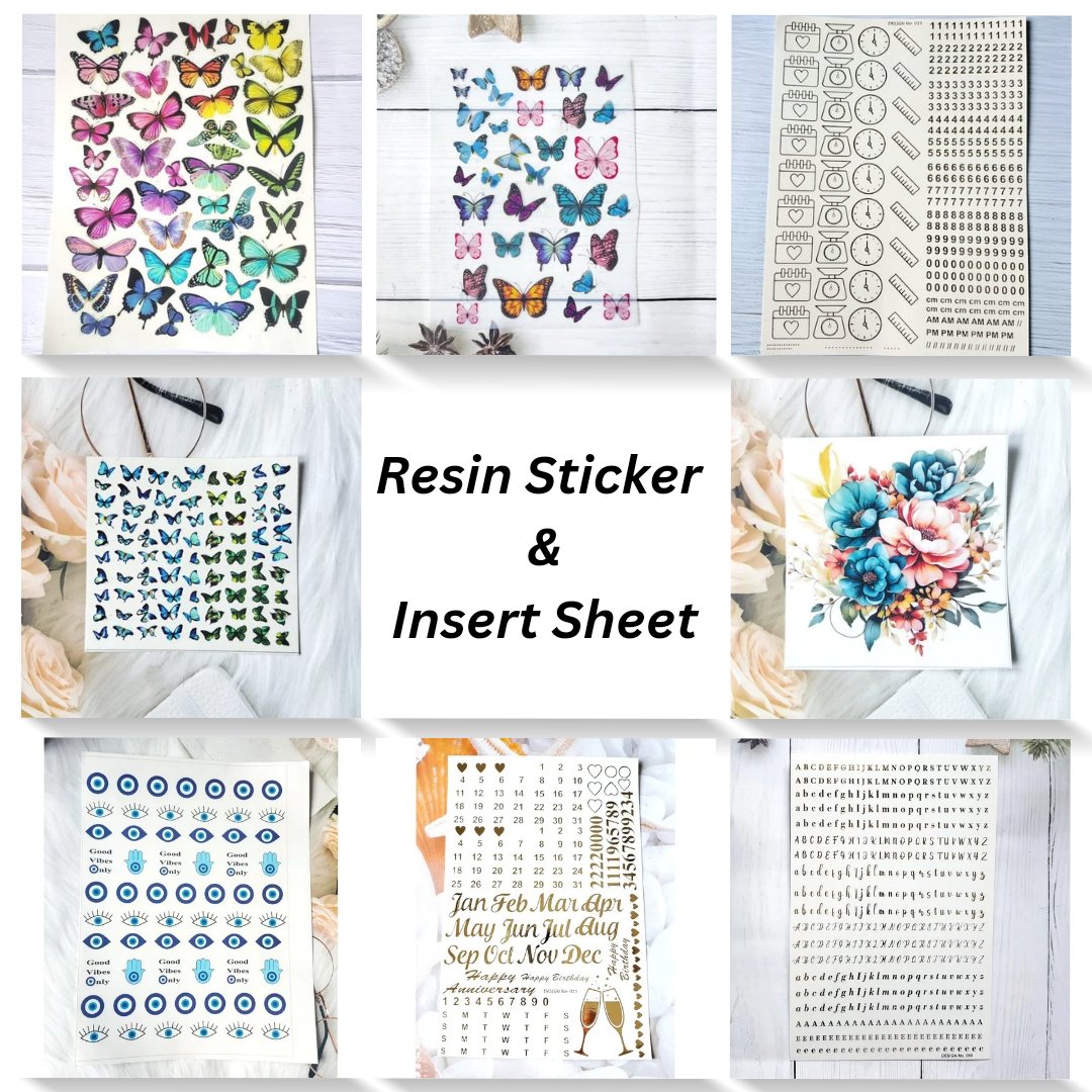 Embossed Sticker Sheets