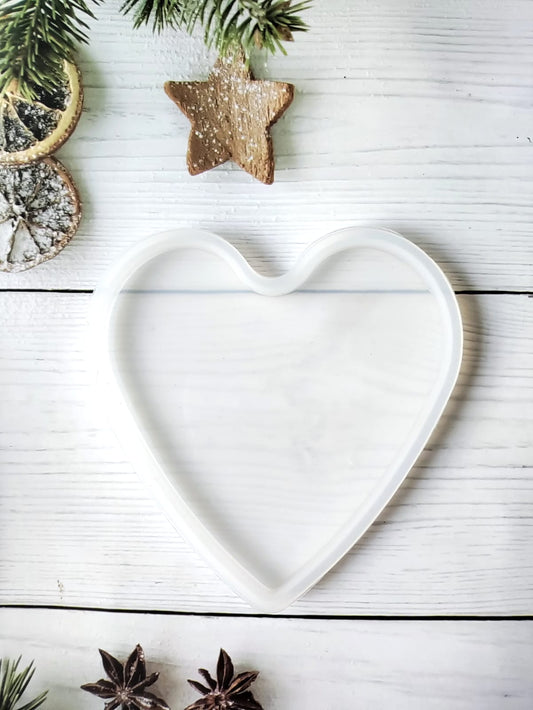 4 Inch Heart Coaster Mould