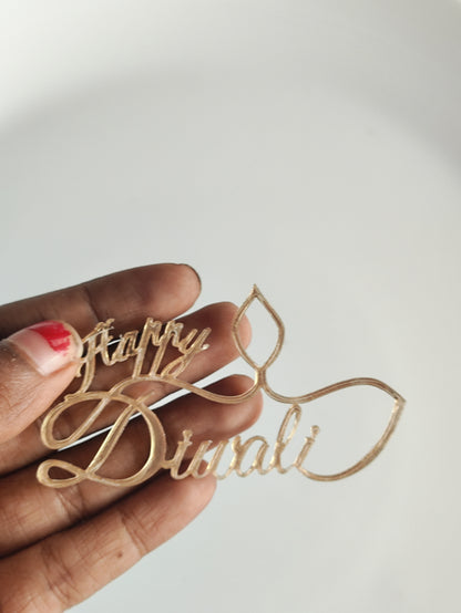 Diwali Acrylic Cutout D2