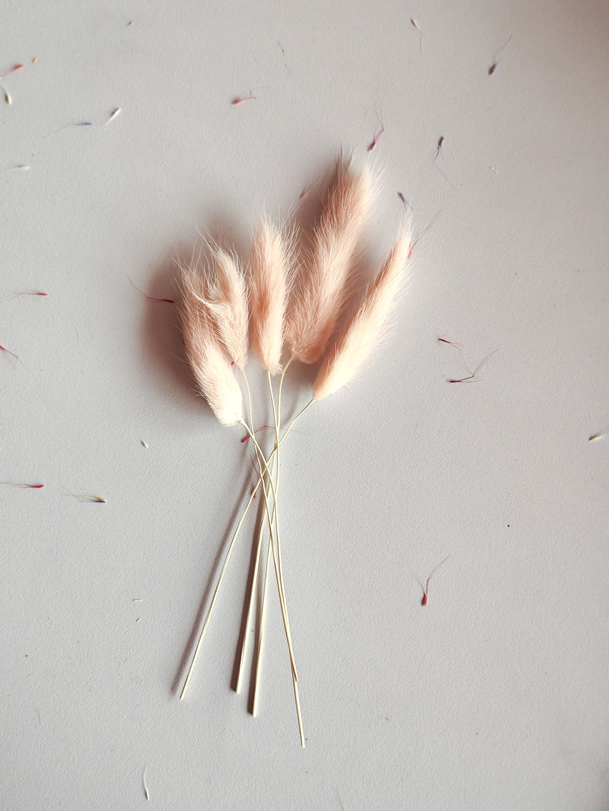 Bunny Tails Light Pink/ Brown 5 Pieces