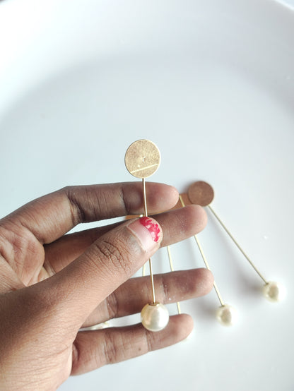 Pearl Brotch Pin - 2 Pieces