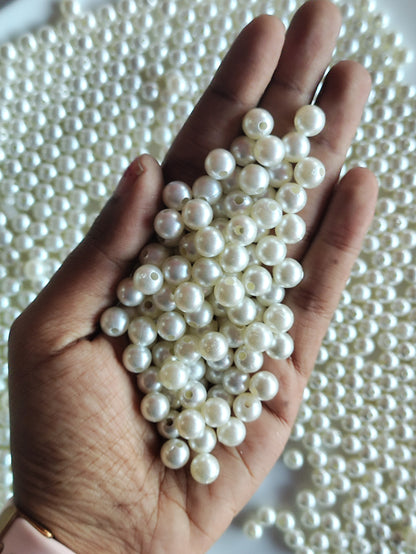 Pearl Beads 8mm - 20grams