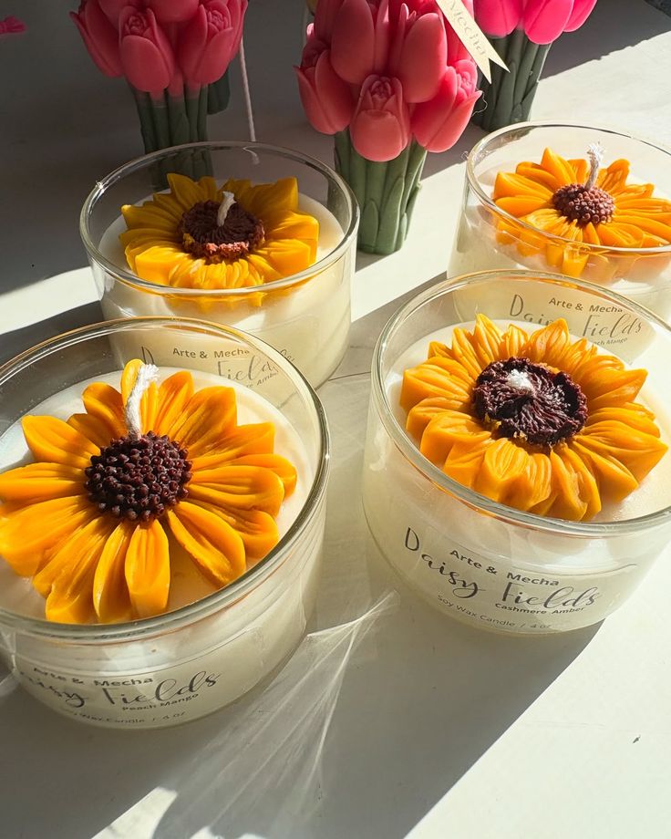 Transparent Glass Candle Bowl - Set of 3 Sizes