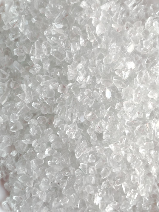 Transparent Glass Stones 6 - 10mm - 200g