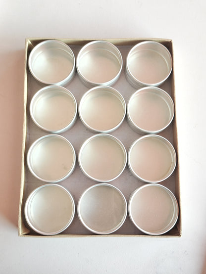 Aluminium Tin Jar with Acrylic Top