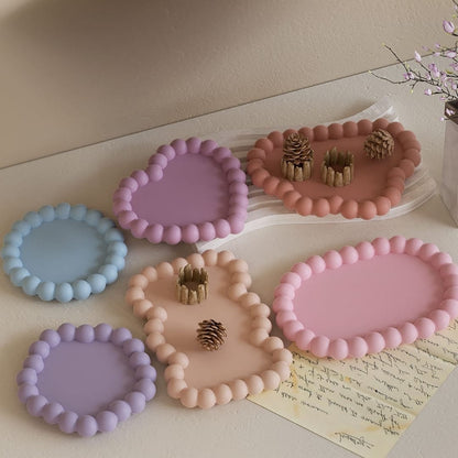 Uneven Rectangular Bubble Coaster or Tray Mould