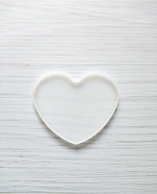 3 Inch Heart Coaster Mould