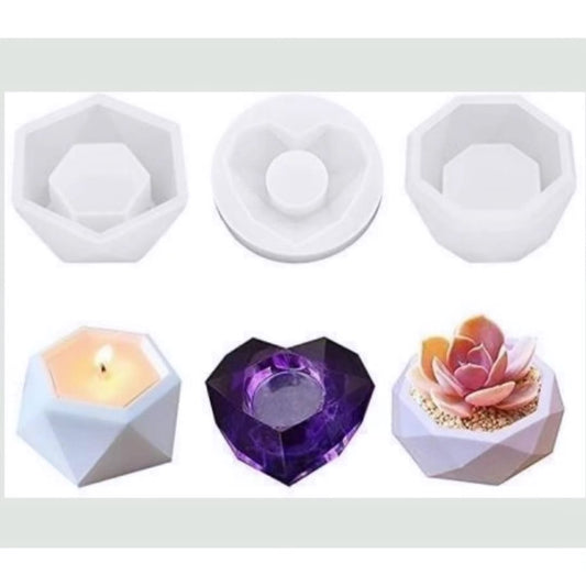 3 Piece Candle Mould