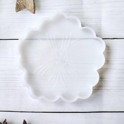 4.5 Inch Flower Coaster Mould