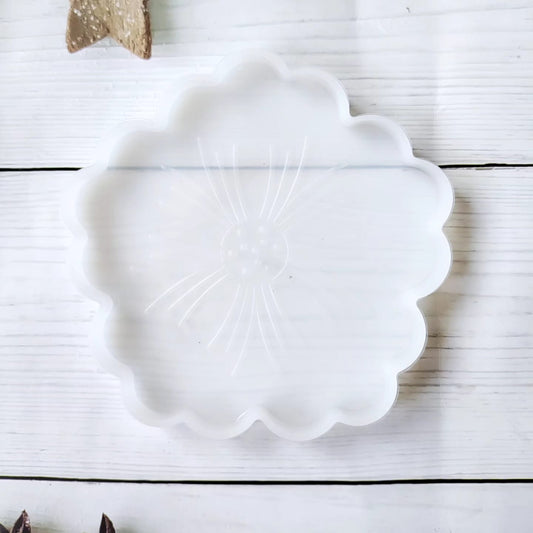 4.5 Inch Flower Coaster Mould