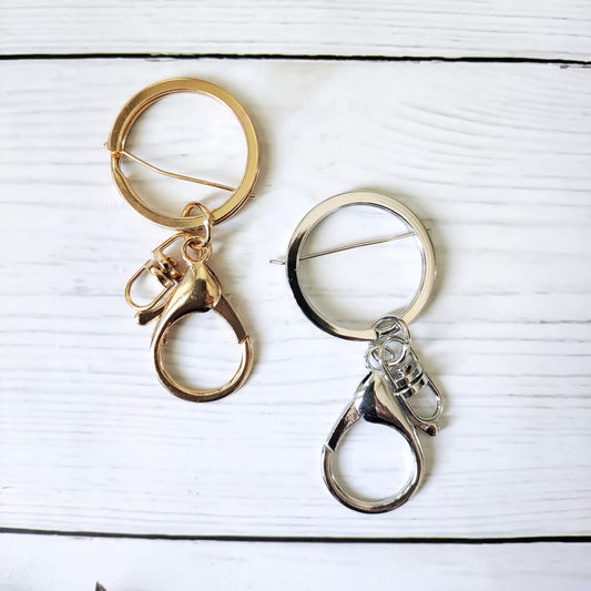 Keychain with Lobster 5pcs - Gold