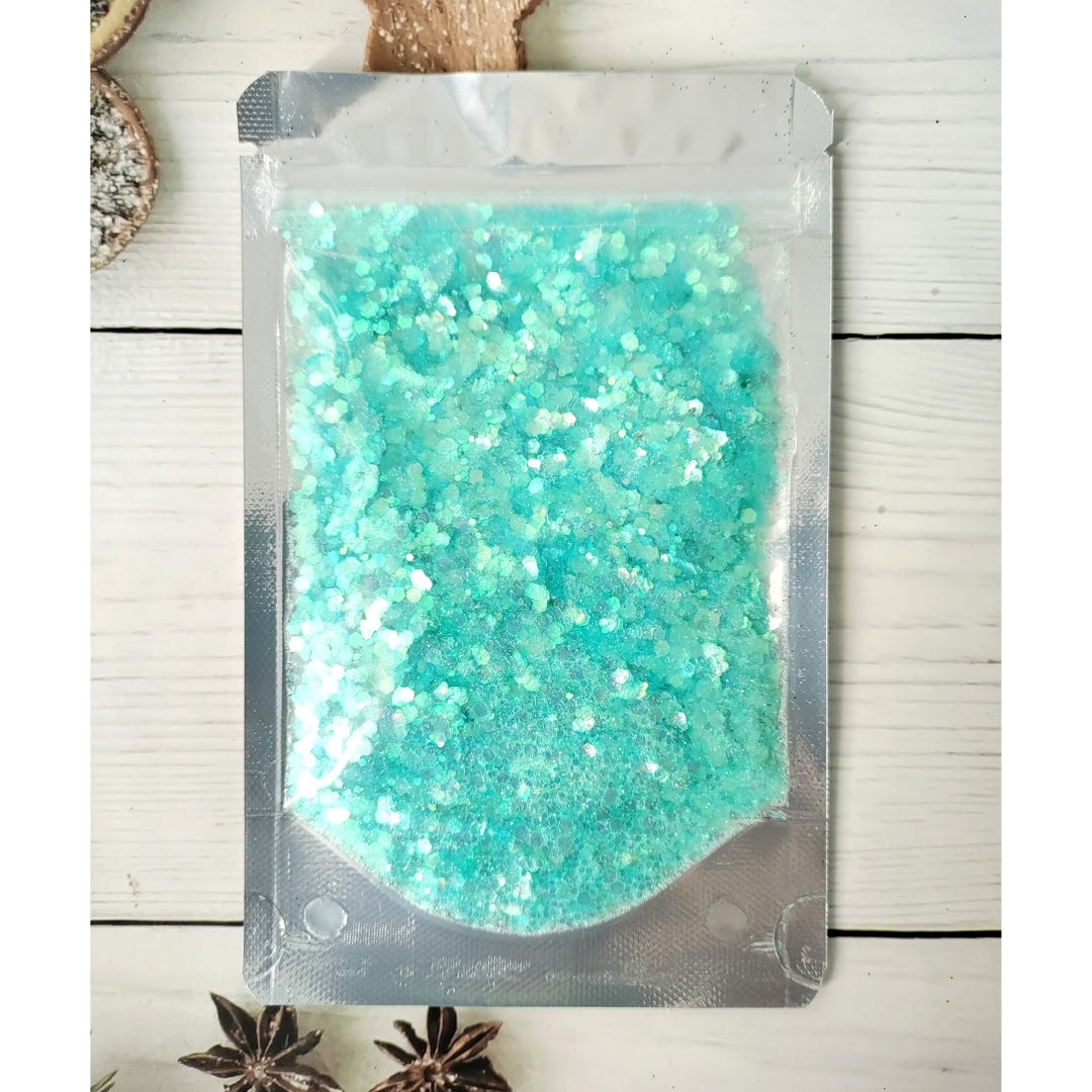 Glitter Chunks 25g - Aqua